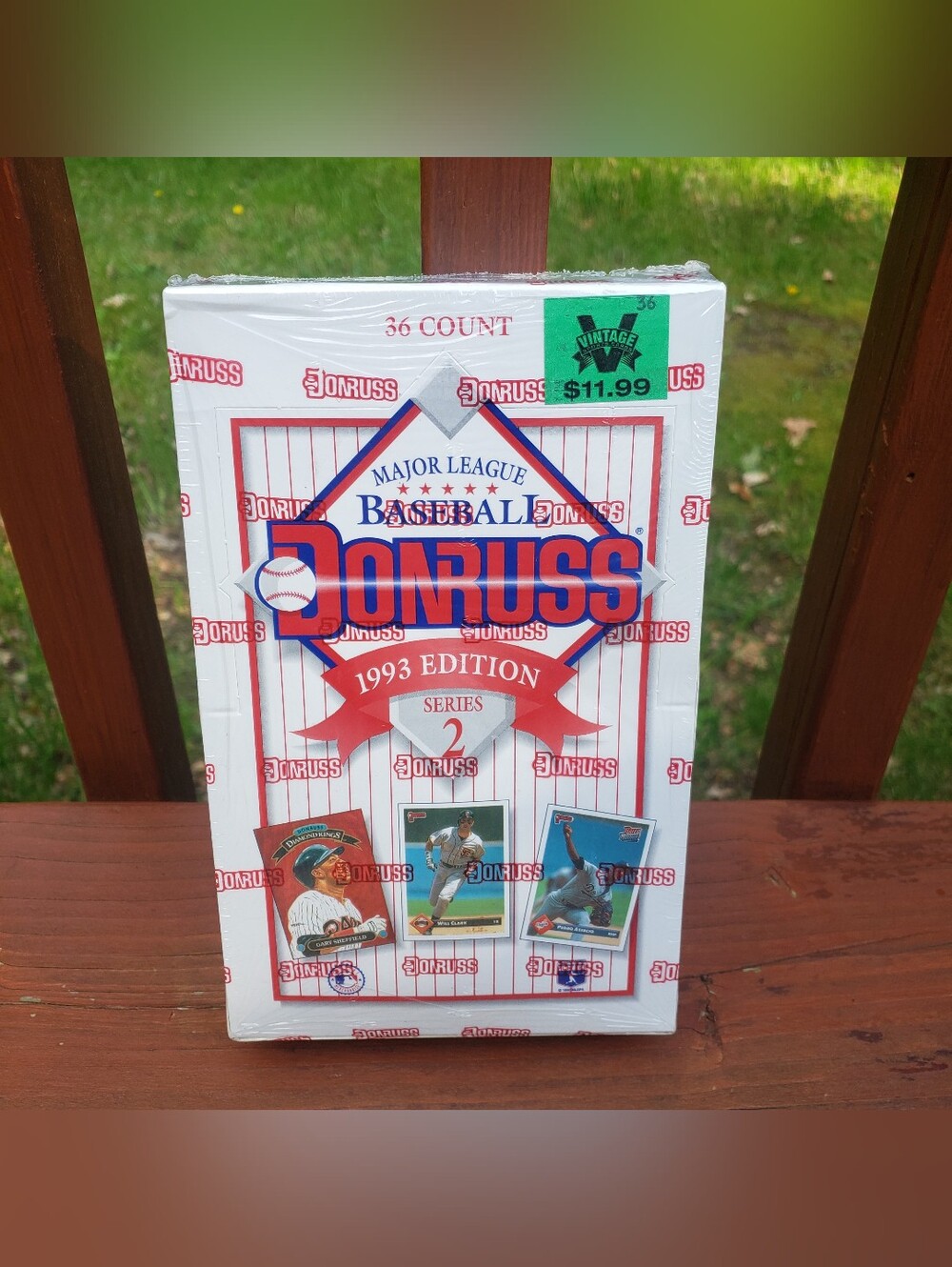 1993 Edition DONRUSS Major League Baseball - Series 2 - SEALED Box - 36 Count